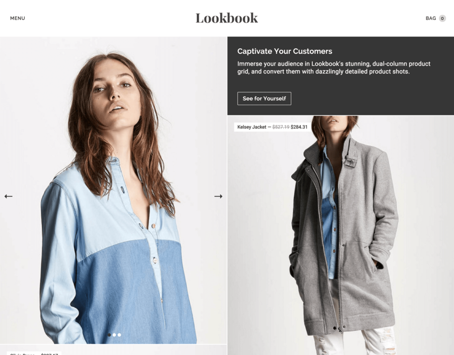 Bigcommerce Lookbook Standard Template for eCommerce, Fashion & Jewelry